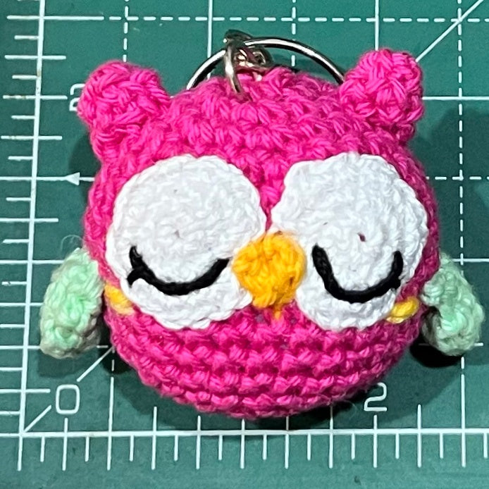 Keyring - Pink Owl