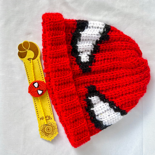 Spidyee Beanie Cap with Spidyee Rakhi