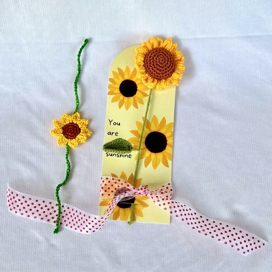 Sunflower with Sunflower Rakhi