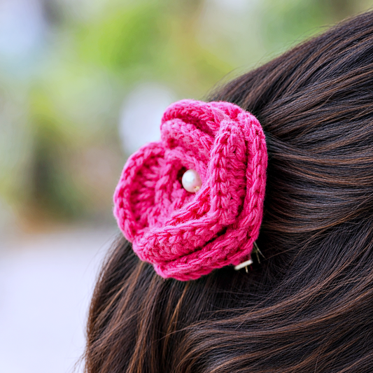 Hair Clip - Pink - Set of 2
