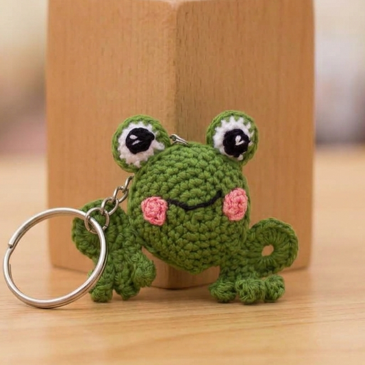 Keychain - Sitting Frog