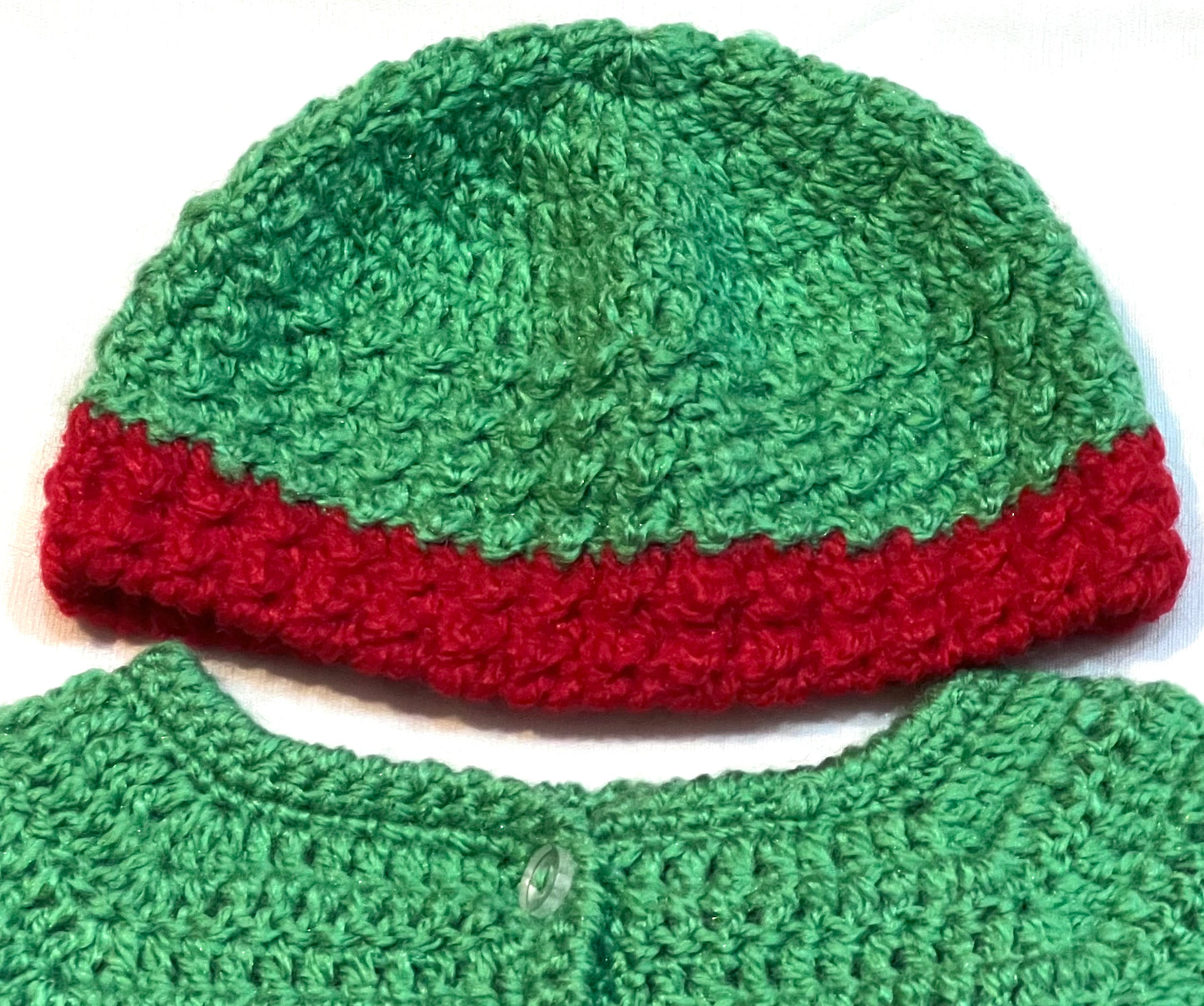 Baby set Light Green Red
