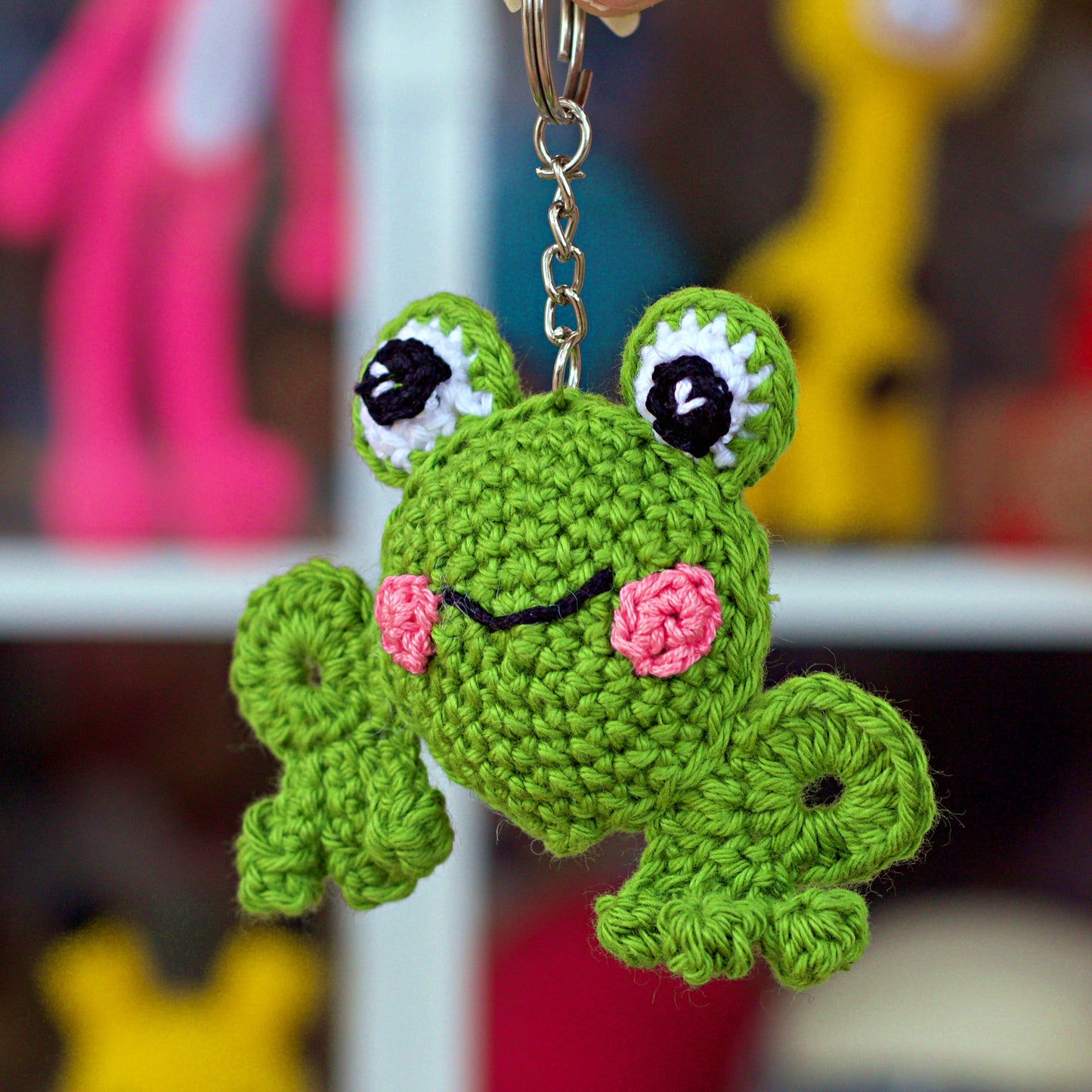 Keychain - Sitting Frog
