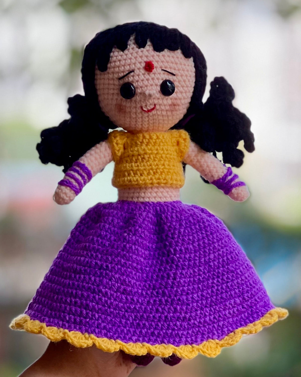 Navratri Doll - Day 8 - Purple