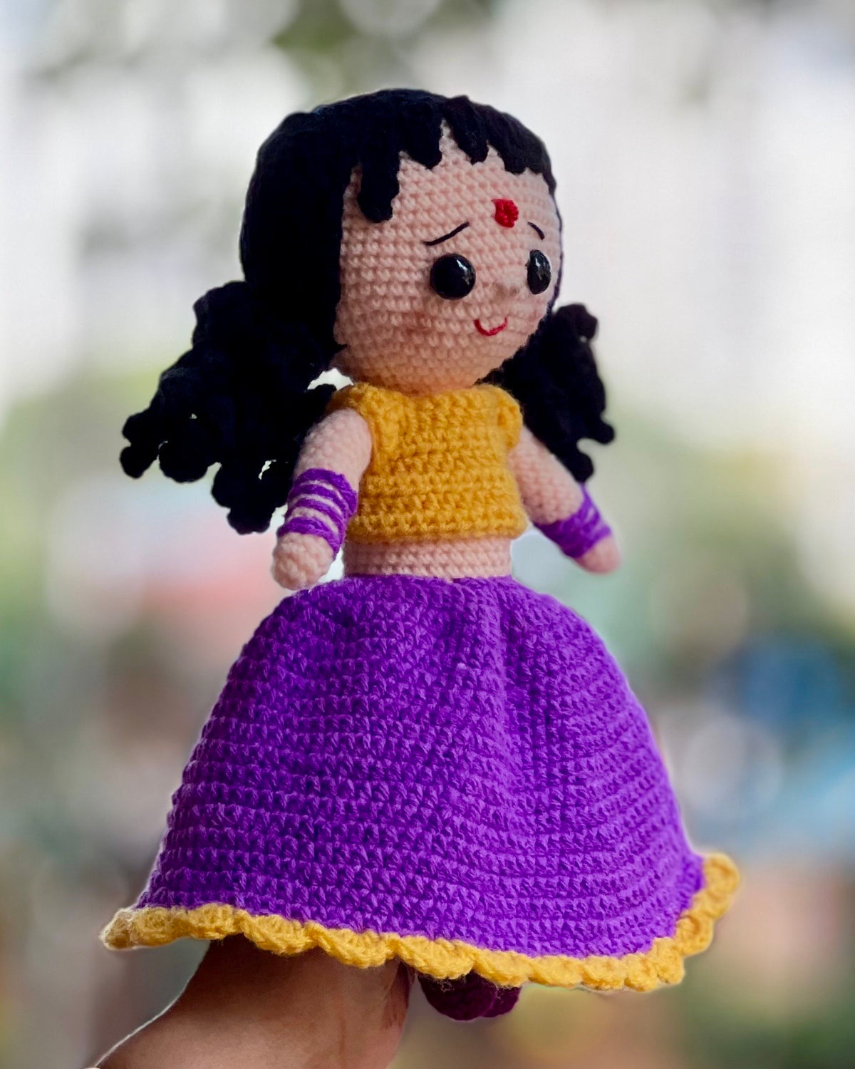 Navratri Doll - Day 8 - Purple