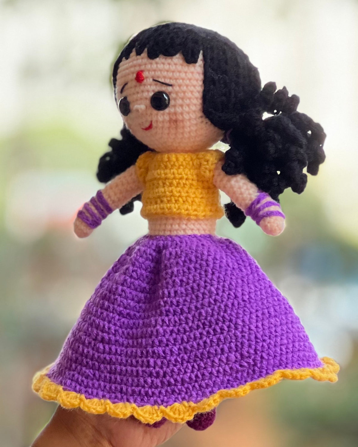 Navratri Doll - Day 8 - Purple