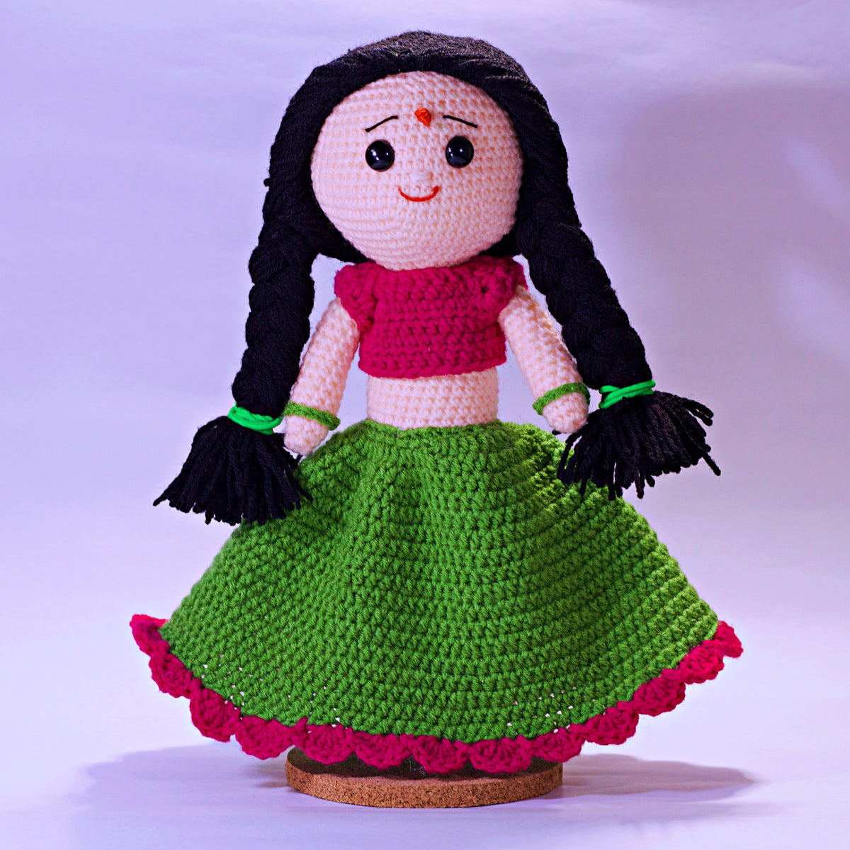 Navratri Doll - Day 6 - Green