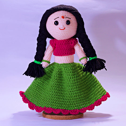 Navratri Doll - Day 6 - Green