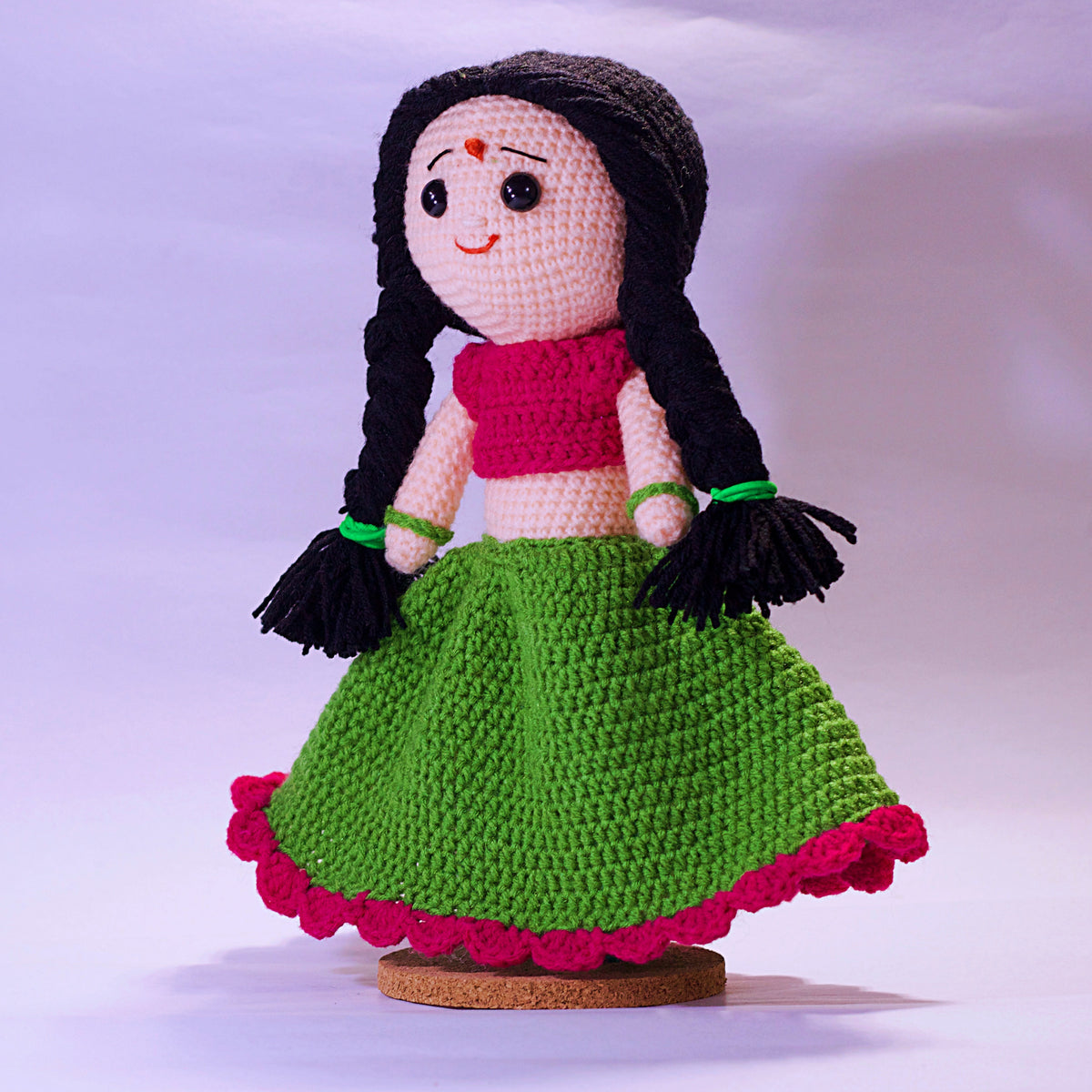 Navratri Doll - Day 6 - Green