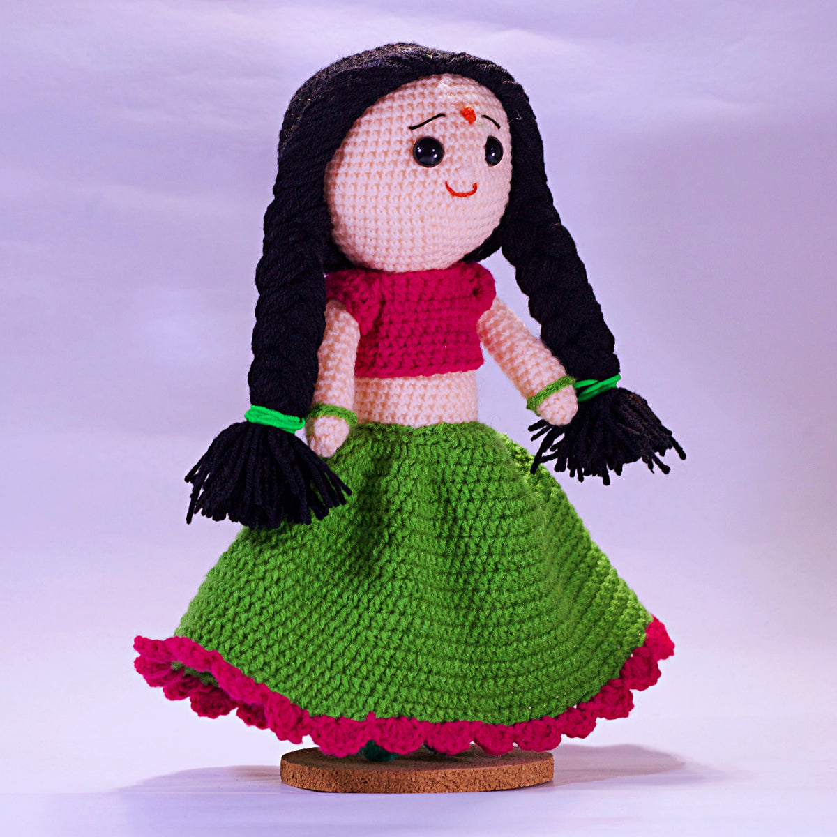Navratri Doll - Day 6 - Green