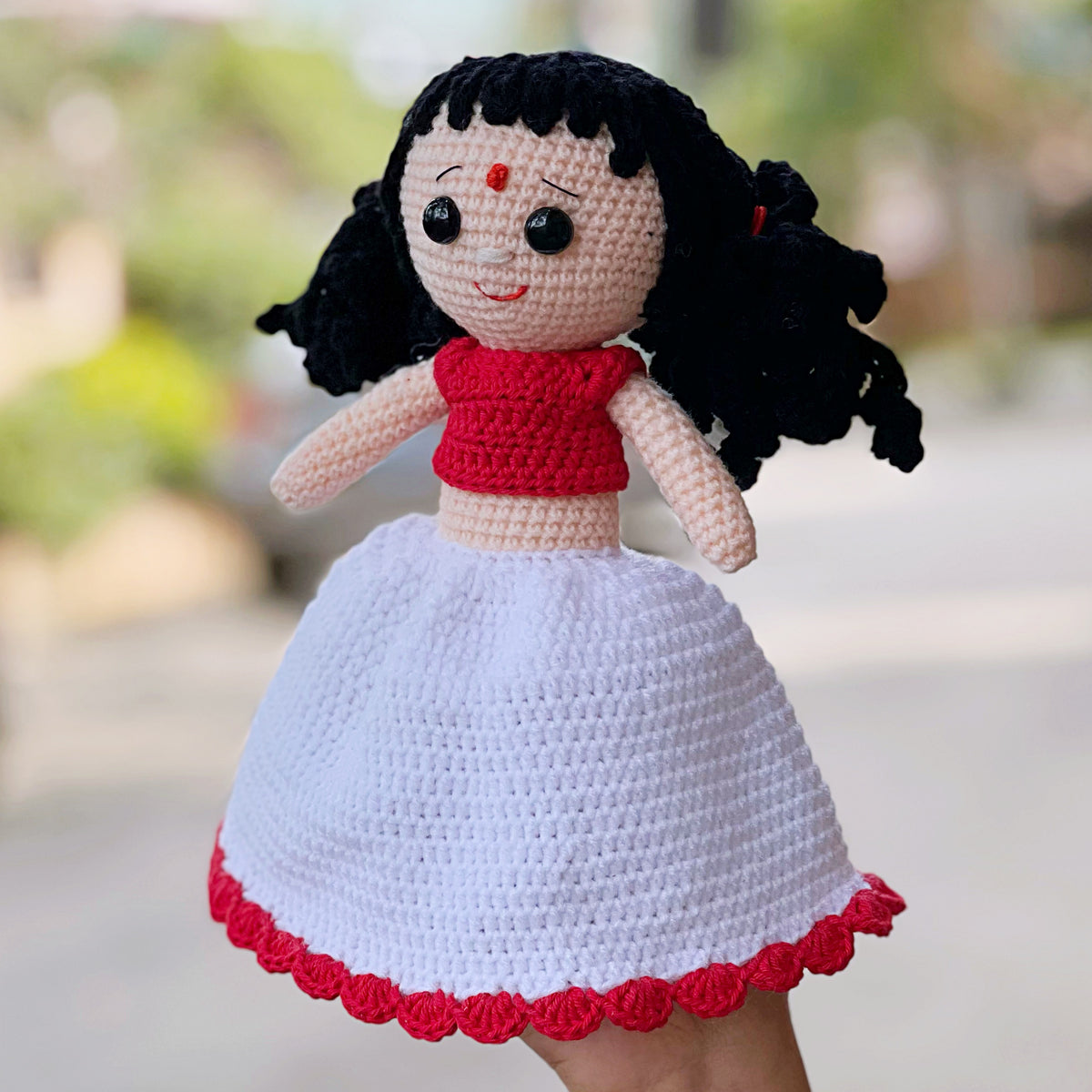Navratri Doll - Day 2 - White Skirt