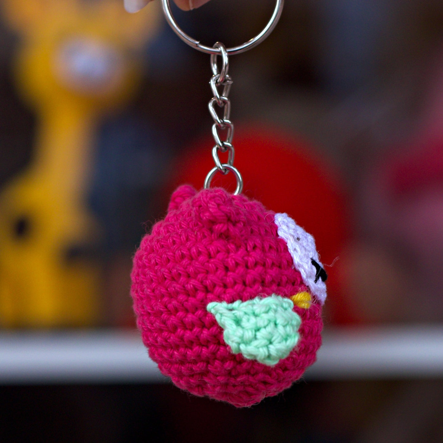 Keyring - Pink Owl