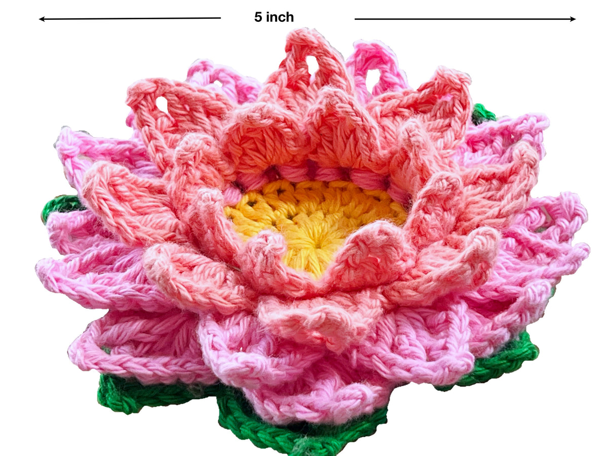 Tea Light Diya Holder - Peach / Pink