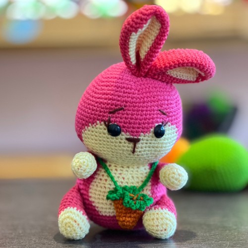 Crochet Pink Bunny